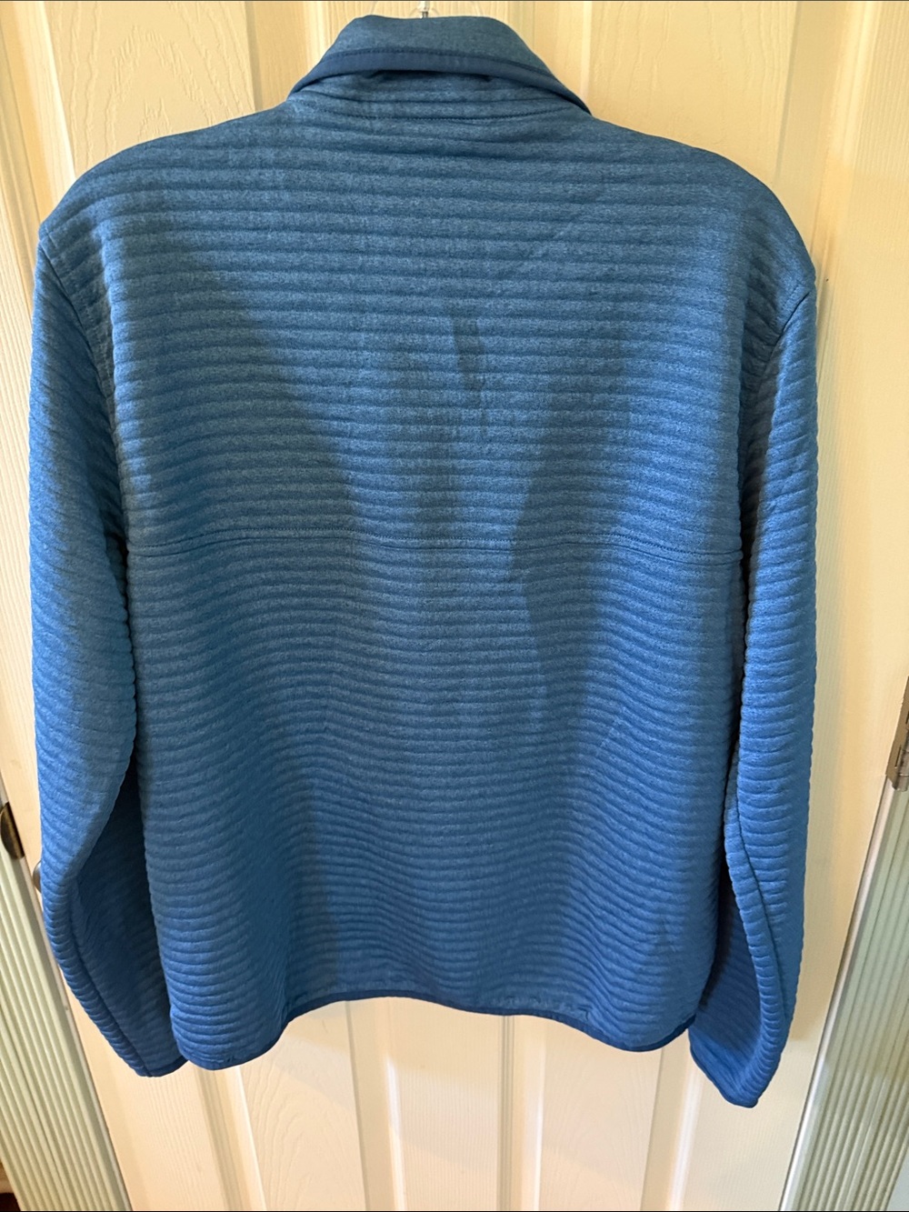 L.L.Bean Ribbed Airlight Full-Zip Knit Jacket in Blue - Picture 7 of 10